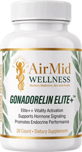 AirMid Wellness Gonadorelin Elite+ 20 count supplement bottle
