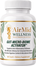 AirMid Wellness Gut-Micro-Biome Activator 60 count supplement bottle