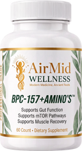 AirMid Wellness BPC-157+Amino's 60 count supplement bottle