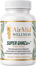 AirMid Wellness Super GHKCu+ 30 count supplement bottle